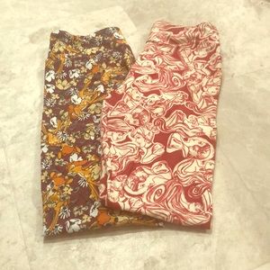 LuLaRoe OS Disney Leggings Bambi and Princesses